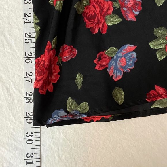 Torrid Black Floral Blouse - Picture 7 of 7